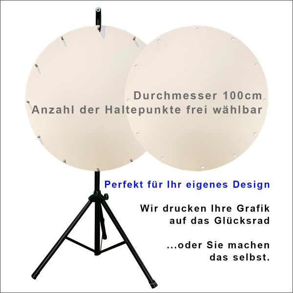 Glücksrad : 100 cm Durchmesser 