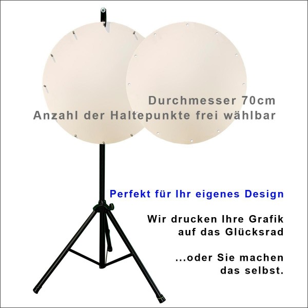 Glücksrad: 70 cm Durchmesser