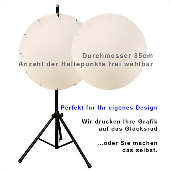 Glücksrad: 85 cm Durchmesser