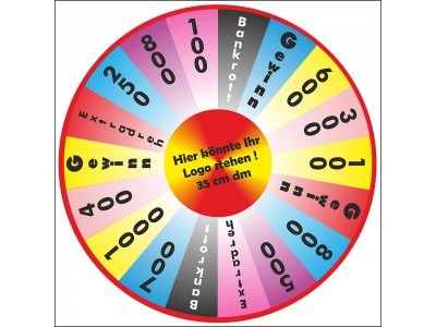 Glücksrad Verkauf Muster 14