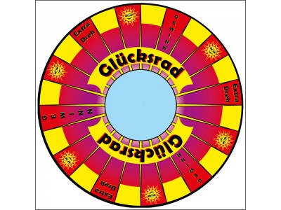 Glücksrad  | bedruckt mit Design 18