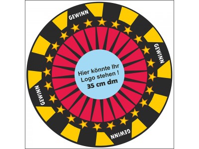 Glücksrad Verkauf | Design 22 | inkl. Logo