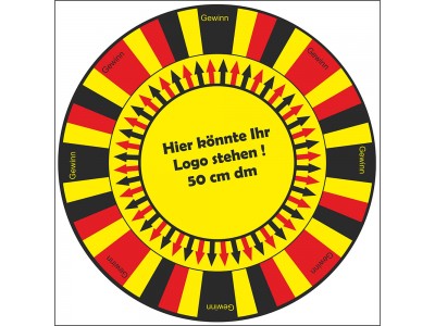 Glücksrad | Design 28 | mit Logodruck