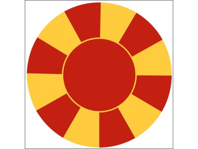 Glücksrad kaufen Muster 50