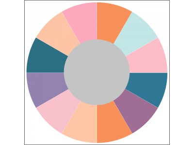 Glücksrad bedruckt mit Muster 56