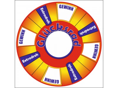 Glücksrad mit fertigen Design kaufen