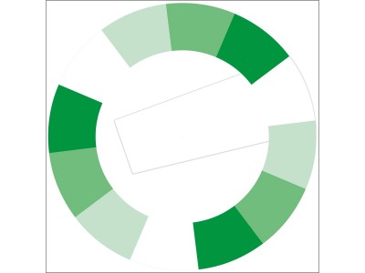 Glücksrad kaufen Design 65 grün