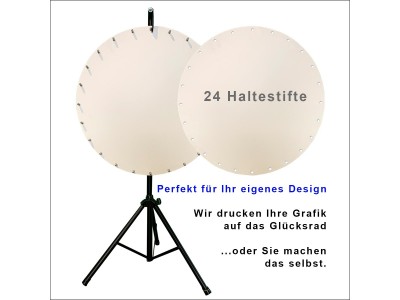 Glücksrad mit 24 Haltestiften
