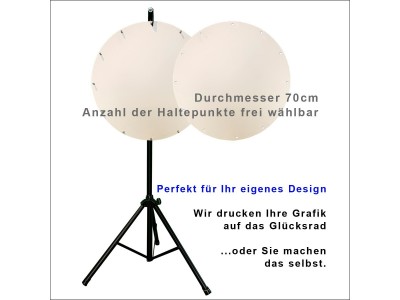 Glücksrad: 70 cm Durchmesser